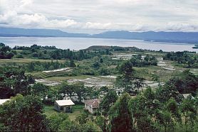 Auf dem Weg nach Sibolga: Letzter Blick auf den Toba-See