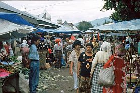 Markt in Panyabungan