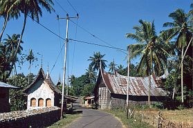 Traditionelles Minangkabau-Dorf Balimbing