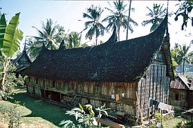 Traditionelles Minangkabau-Dorf Balimbing