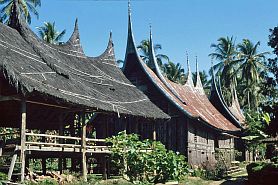 Traditionelles Minangkabau-Dorf Balimbing