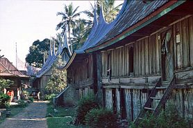 Traditionelles Minangkabau-Dorf Balimbing