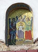 Kloster Agapia: Mosaik am Eingangstor