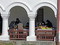 Kloster Agapia: Nonnen bei der Arbeit