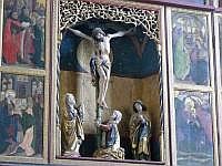 Kirchenburg Birthlm: Altardetail -  Georg Weis