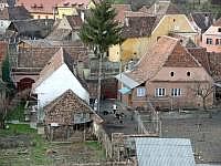 Kirchenburg Birthlm: Blick ins Dorf
