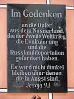 Bistritz: Evangelische Stadtpfarrkirche - Gedenktafel