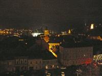 Kronstadt: Nachtbild aus dem Hotelfenster