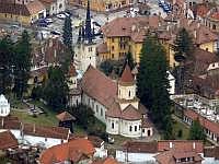 Hausberg Tmpa: Orthodoxe St. Nikolaus-Kirche aus dem 15. Jahrhundert im Stadtteil  Schei