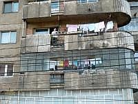 Bukarest: Wohnblocks
