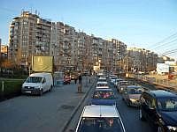 Bukarest: Wohnblocks