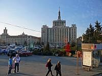 Bukarest: Gebude aus stalinistischer Zeit im 'Zuckerbckerstil'