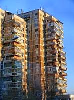 Bukarest: Wohnblocks