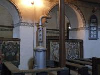 Groscheuern: Evangelische Kirche, Innendekoration und Ofen