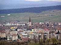 Blick auf Heltau, gesehen vom Michelsberg