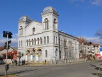 Radautz: Synagoge (Grundsteinlegung 1879) - Die Stadt Radautz war lange eine starkes Zentrum des Judentums in der Bukowina. Die jdische Gemeinde war wohl schon vor der habsburgischen Zeit existent. Im Herbst 1941 wurden die Radautzer Juden nach Transnistrien deportiert. Whrend des Holocaust wurde fast die gesamte Gemeinde ausgelscht. Die wenigen berlebenden verlieen Rumnien in der Nachkriegszeit. (wikipedia)