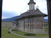 Kloster Suceviţa: Kirche, Sdfassade und Ostrundung