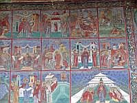 Kloster Suceviţa: Detail Sdfassade - Akathistos Hymnos