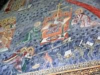 Kloster Suceviţa: Detail in der Vorhalle - Jngstes Gericht