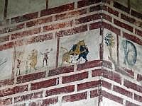Kloster Suceviţa: Eingang zur Vorhalle, Nordseite, Detail -  Georg Weis