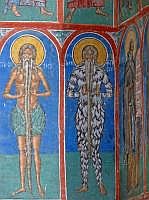 Voroneţ: Detail der Apsis
