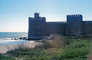 Anamur: mittelalterliche Burg Mamure Kalesi tuerkei1988_514