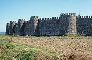 Anamur: mittelalterliche Burg Mamure  tuerkei1988_515