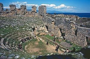 Anamur: antike Stadt Anemurion - Odeon tuerkei1988_528