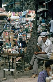 Saigon: Hndler auf den Brgersteigen