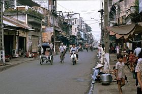 Saigon: Straße in Cholon