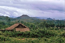 Landschaft zwischen Dong Ha und Khe San