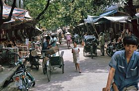 Hanoi - Altstadt: Baumbestandene Straen