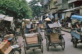 Hanoi - Altstadt: Baumbestandene Straen