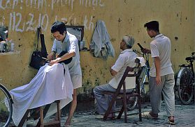 Hanoi-Altstadt: Strae der Barbiere