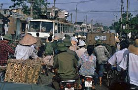 Hanoi: Straenverkehr - rush hour