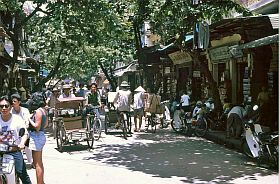 Hanoi - Altstadt: Baumbestandene Straen