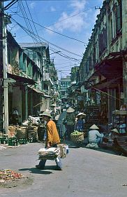 Hanoi-Altstadt: Gassen