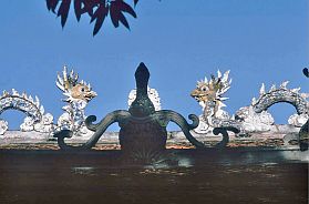 Hanoi: Tempel Quan Than - Dachdetail
