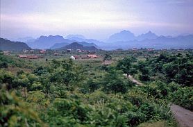 Landschaft bei Ninh Binh