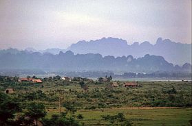 Landschaft bei Ninh Binh