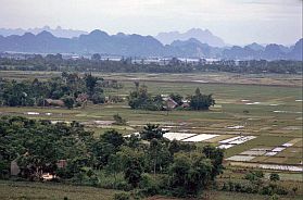 Landschaft bei Ninh Binh