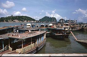 Halong-Bucht: Boote