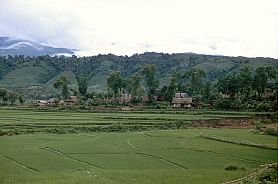 Landschaft zwischen lai Chau und Sa Pa