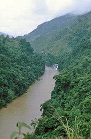 Landschaft zwischen lai Chau und Sa Pa