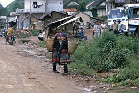 Dorf zwischen lai Chau und Sa Pa