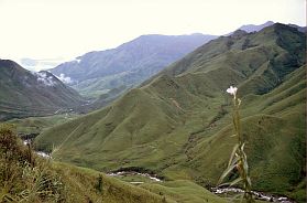 Landschaft zwischen lai Chau und Sa Pa