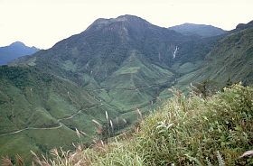 Landschaft zwischen lai Chau und Sa Pa