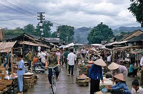 Cao Bang: Markt