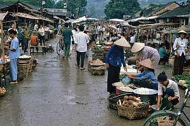 Cao Bang: Markt