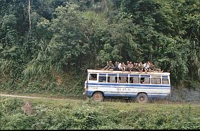 Bus zwischen Cao bang und lang Son